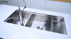Chậu rửa chén Nobinox RAZIA NJ577 2 hộc