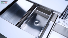 Chậu rửa chén Nobinox RAZIA NJ577 2 hộc