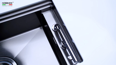 Chậu rửa chén Nobinox LUMIA NJ511B 1 hộc