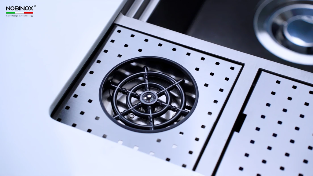 Chậu rửa chén Nobinox LUMIA NJ511B 1 hộc