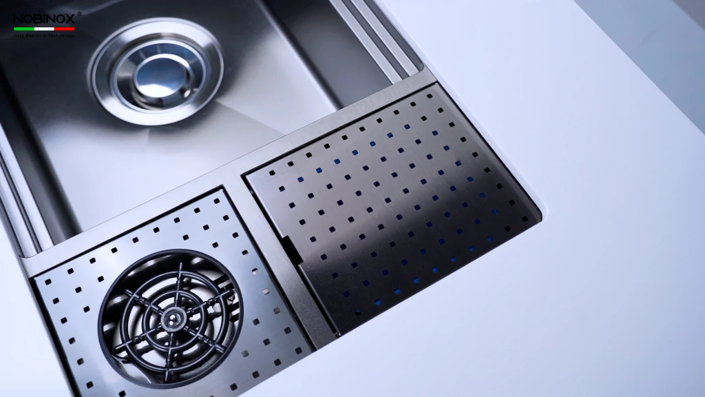 Chậu rửa chén Nobinox LUMIA NJ511B 1 hộc