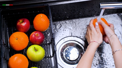 Chậu rửa chén Nobinox LUMIA NJ511B 1 hộc