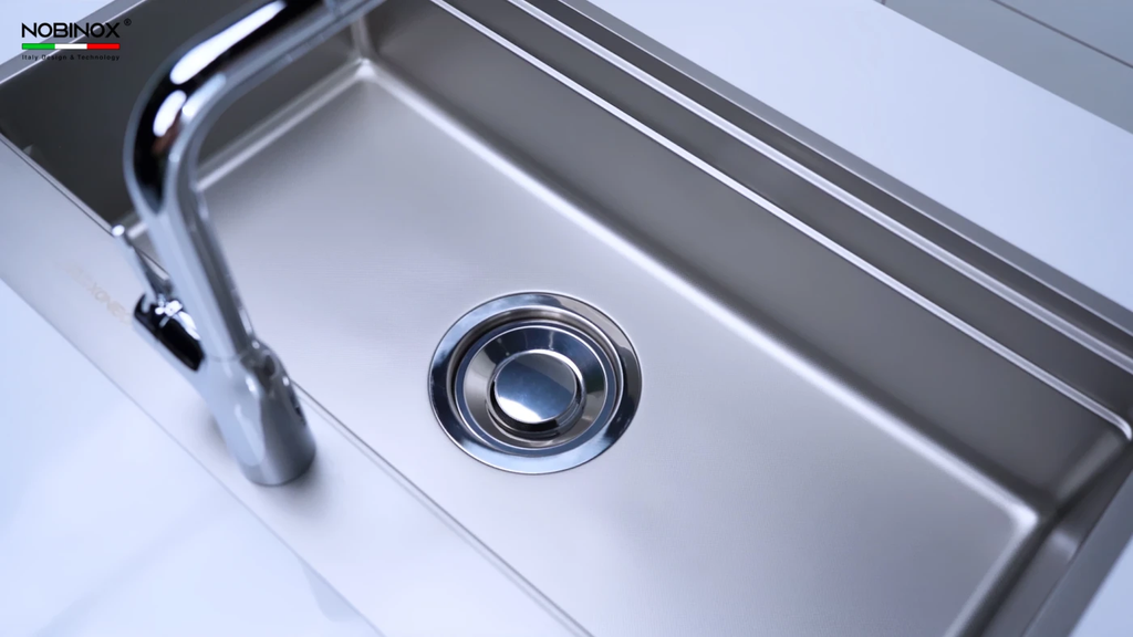 Chậu rửa chén Nobinox LIRA NJ564D 1 hộc