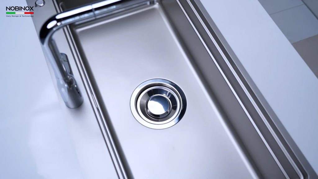 Chậu rửa chén Nobinox LIRA NJ564D 1 hộc