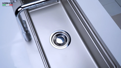 Chậu rửa chén Nobinox LIRA NJ564D 1 hộc