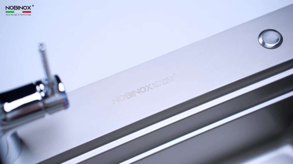 Chậu rửa chén Nobinox LIRA NJ564D 1 hộc