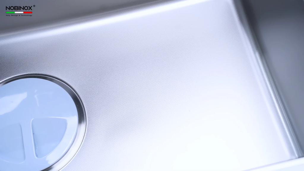 Chậu rửa chén Nobinox LIRA NJ566D 1 hộc