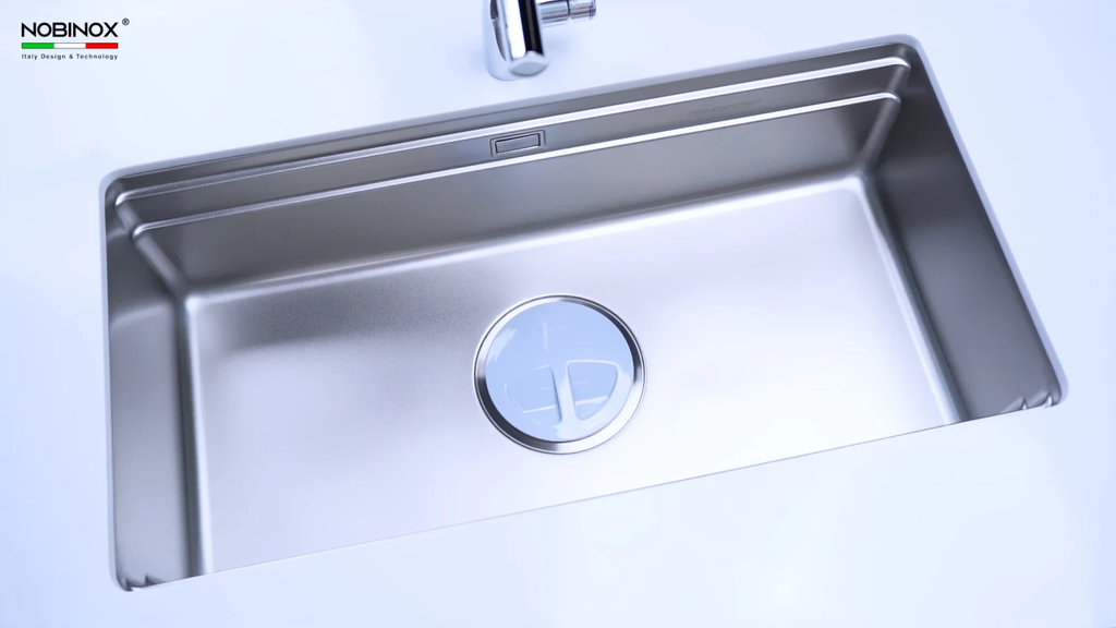 Chậu rửa chén Nobinox LIRA NJ566D 1 hộc