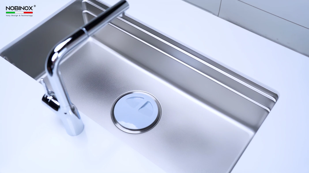 Chậu rửa chén Nobinox LIRA NJ566D 1 hộc