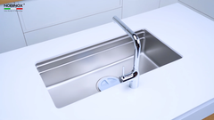 Chậu rửa chén Nobinox LIRA NJ566D 1 hộc