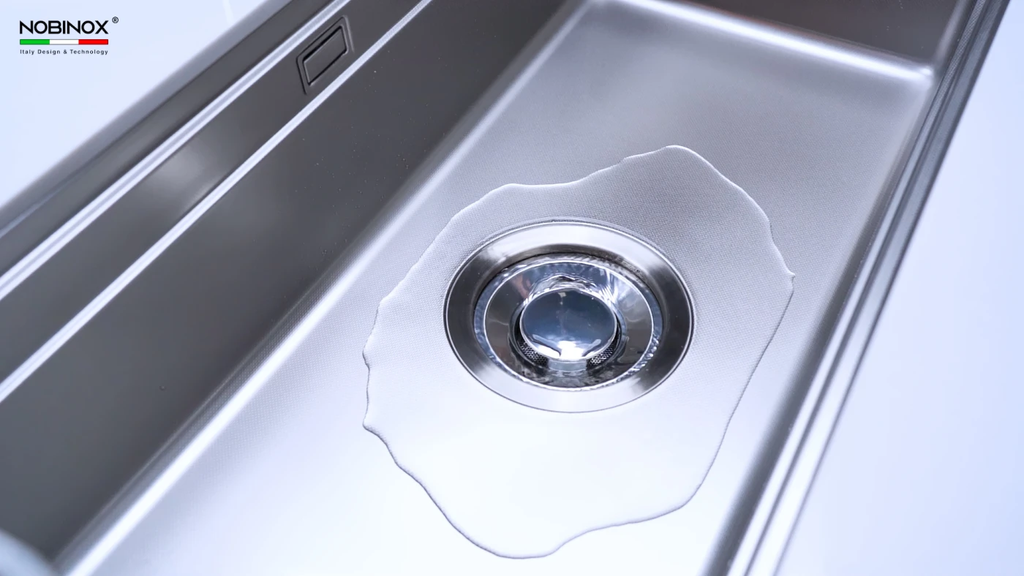 Chậu rửa chén Nobinox LIRA NJ566D 1 hộc