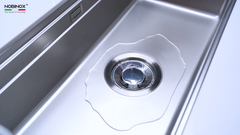 Chậu rửa chén Nobinox LIRA NJ566D 1 hộc