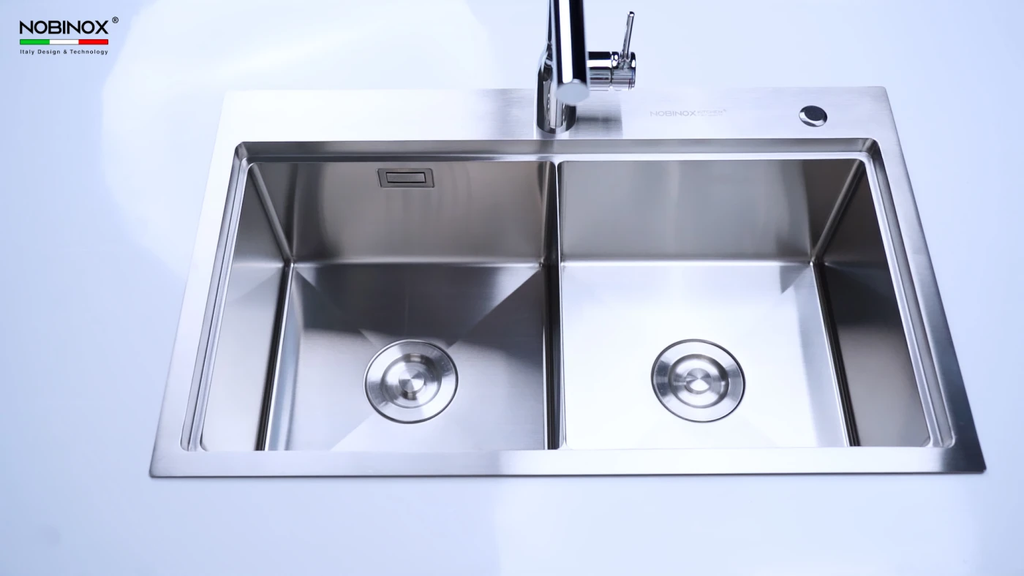 Chậu rửa chén Nobinox LUMIA NJ522 2 hộc