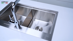 Chậu rửa chén Nobinox LUMIA NJ522 2 hộc