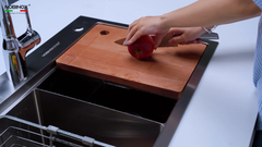 Chậu rửa chén Nobinox LUMIA NJ522 2 hộc