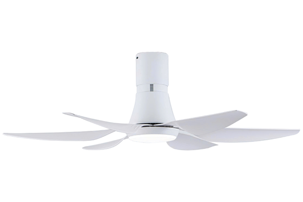 Quạt trần Asia Lighting QT19-T-01 6 cánh màu trắng