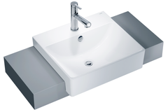 Chậu lavabo Caesar LF5301 bán âm bàn