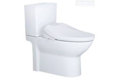 Bồn cầu Caesar CD1340 kết hợp nắp thông minh TAF610H