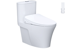 Bồn cầu Caesar C1395F kết hợp nắp thông minh TAF710H