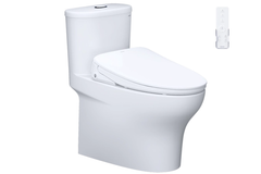 Bồn cầu Caesar C1394F kết hợp nắp thông minh TAF710H