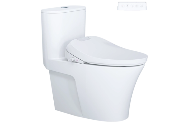 Bồn cầu Caesar C1395F kết hợp nắp thông minh TAF610H