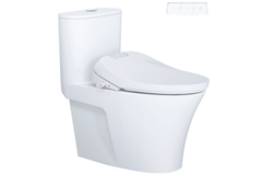 Bồn cầu Caesar C1395F kết hợp nắp thông minh TAF610H