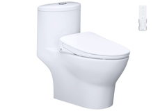 Bồn cầu Caesar C1375F kết hợp nắp thông minh TAF710H