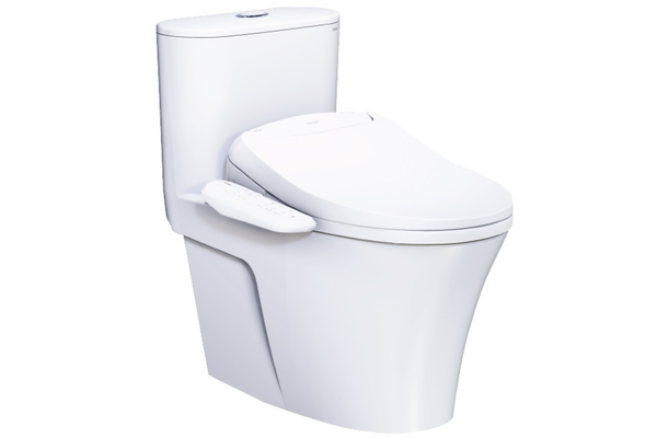 Bồn cầu Caesar C1395F kết hợp nắp thông minh TAF400H