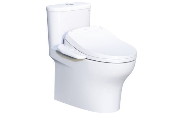 Bồn cầu Caesar C1394F kết hợp nắp thông minh TAF400H