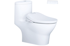 Bồn cầu Caesar C1395F kết hợp nắp thông minh TAF610H