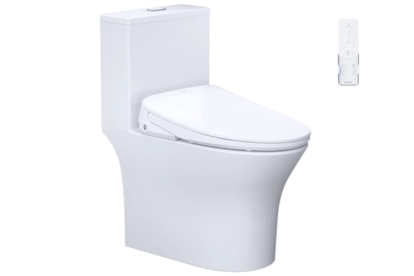 Bồn cầu Caesar C1391F kết hợp nắp thông minh TAF710H