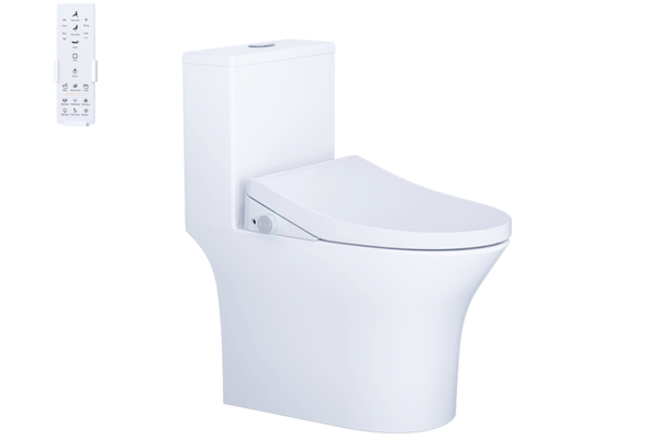 Bồn cầu Caesar C1391F kết hợp nắp thông minh TAF512H