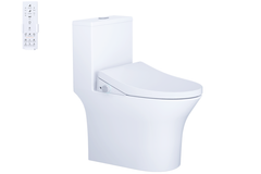 Bồn cầu Caesar C1391F kết hợp nắp thông minh TAF512H