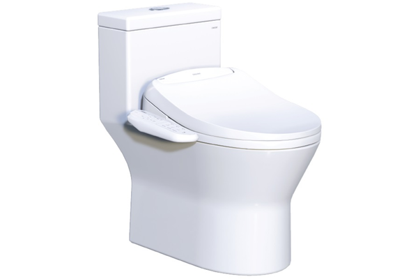 Bồn cầu Caesar C1374F kết hợp nắp thông minh TAF400H