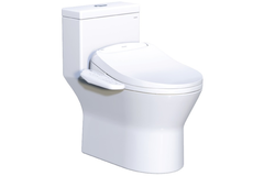 Bồn cầu Caesar C1374F kết hợp nắp thông minh TAF400H