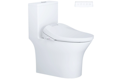 Bồn cầu Caesar C1391F kết hợp nắp thông minh TAF610H
