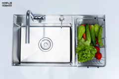 Chậu rửa chén Nobinox LUMIA NJ558B 1 hộc