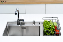 Chậu rửa chén Nobinox LUMIA NJ558B 1 hộc