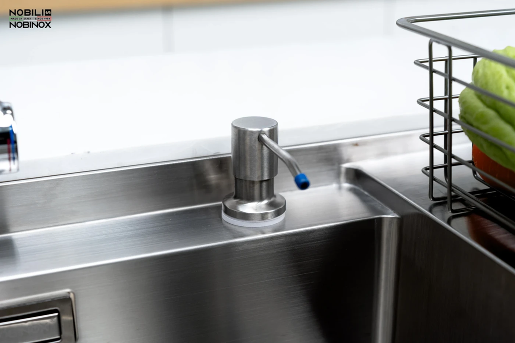 Chậu rửa chén Nobinox LUMIA NJ558B 1 hộc