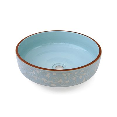 Chậu lavabo Kanly SU111 sứ mỹ thuật
