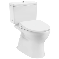 Bồn cầu hai khối TOTO CS302DE4W kèm nắp rửa ECOWASHER TCW1211A