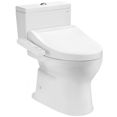 Bồn cầu hai khối TOTO CS302DW16W kèm nắp rửa điện tử WASHLET dòng C2 TCF23410AAA