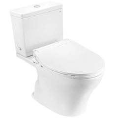 Bồn cầu hai khối TOTO CS326DE6 kèm nắp rửa cơ Ecowasher TCW11S