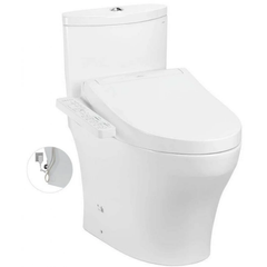Bồn cầu hai khối TOTO CS838DW16XW kèm nắp rửa điện tử WASHLET dòng C2 TCF23410AAA