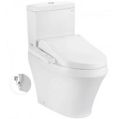 Bồn cầu hai khối TOTO CS945PDW16XW kèm nắp rửa điện tử WASHLET dòng C2 TCF23410AAA