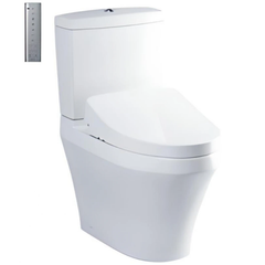 Bồn cầu hai khối TOTO CS948CDW12 kèm nắp rửa điện tử WASHLET dòng S7 TCF4911EZ