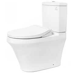 Bồn cầu hai khối TOTO CS948DE2XW nắp đóng êm kèm vòi rửa nước lạnh TCW07S