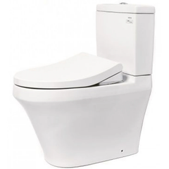 Bồn cầu hai khối TOTO CS948DE4XW nắp đóng êm kèm vòi rửa nước lạnh TCW1211A