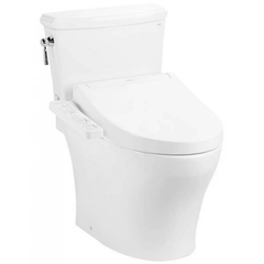 Bồn cầu hai khối TOTO CS986CGW17XW kèm nắp rửa điện tử WASHLET dòng C2 TCF23460AAA