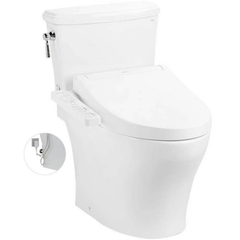 Bồn cầu hai khối TOTO CS986GW16XW kèm nắp rửa điện tử WASHLET dòng C2 TCF23410AAA